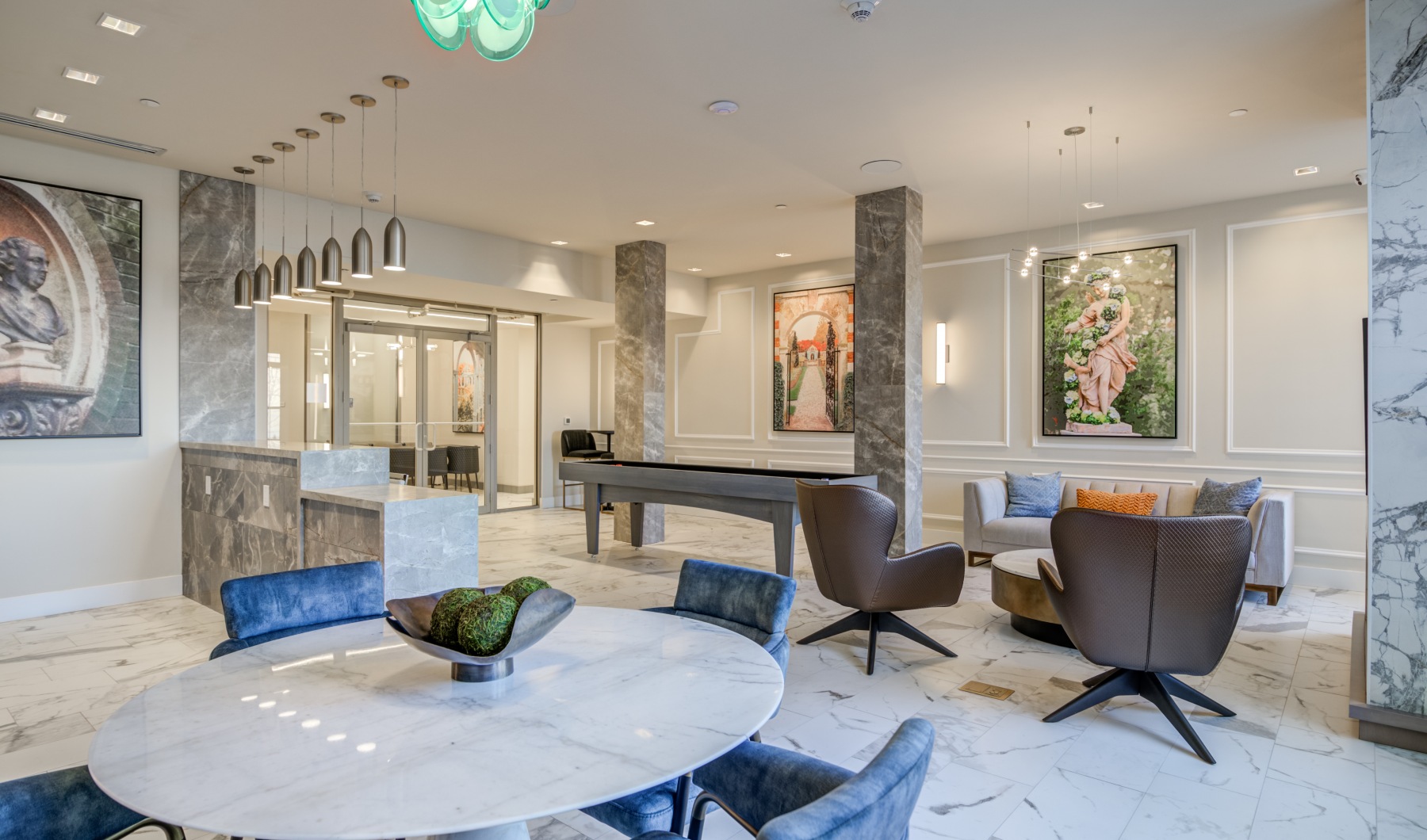 Resident Lounge Resident Lounge with bar and shuffle board